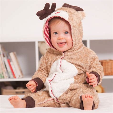 Reindeer Onesie Reindeer Onesie Kids Christmas Outfits Baby Wearing