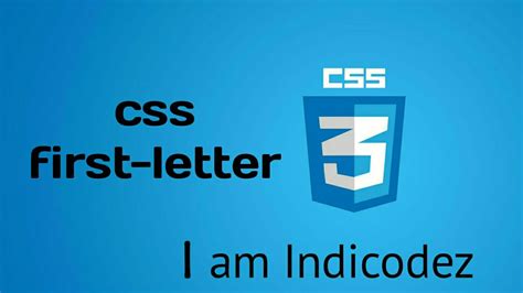 Css Make First Letter Bigger Of A Paragraph Element In Cssindicoderz