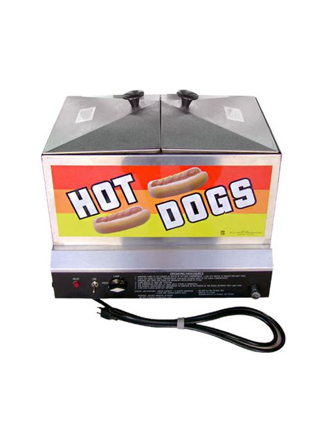 Hot Dog Steamer With Bun Warmer Concessions