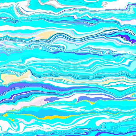 Turquoise Blue Yellow White Abstract Background With Blur And Gradient