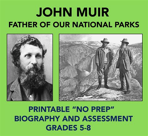 John Muir: Biographical Passage and Assessment | Made By Teachers