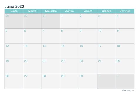 Calendario Junio El Calendario Junio Para Imprimir Gratis Mes Reverasite