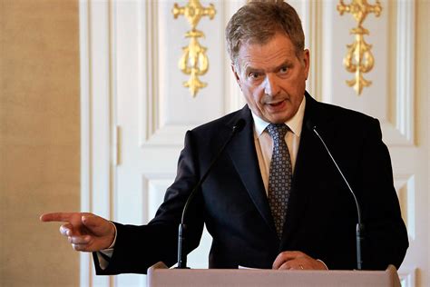 Sauli väinämö niinistö (finnish pronunciation: President Sauli Niinistö: The Buk Missile Test Was ...
