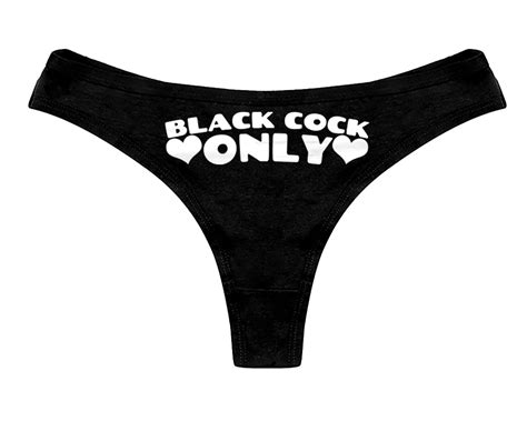 Black Cock Only Panties Queen Of Spades BBC Queen Of Spade Cuckold Thong Panties