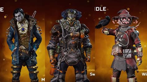 Apex Legends Halloween Event Fight Or Fright Cosmetics Youtube