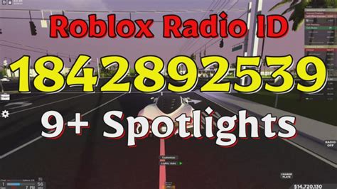 Spotlights Roblox Radio Codesids Roblox Music Codes