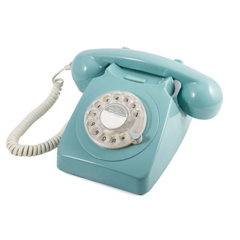 Gpo 746 Retro Rotary Dial Phone In French Blue Artofit