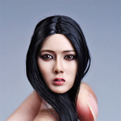 16 Ymtoys Asian Girl Xiu Head Sculpt Wlong Straight Hair Fit 12