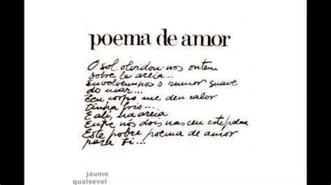 Joan Manuel Serrat Poema De Amor Portugués Youtube