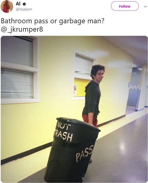 53 Funny Hall Passes That Are Hilariously Over The Top Bathroom Pass