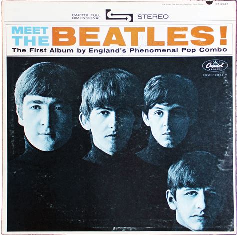 The Beatles John Lennon Rare Signed Meet The Beatles Record Album