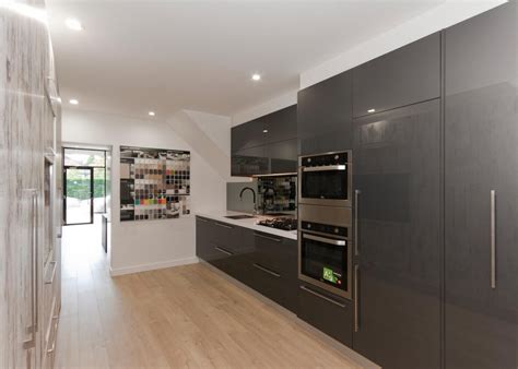 Black And Rustic Timber Kitchen Design Willoughby Premier Kitchens