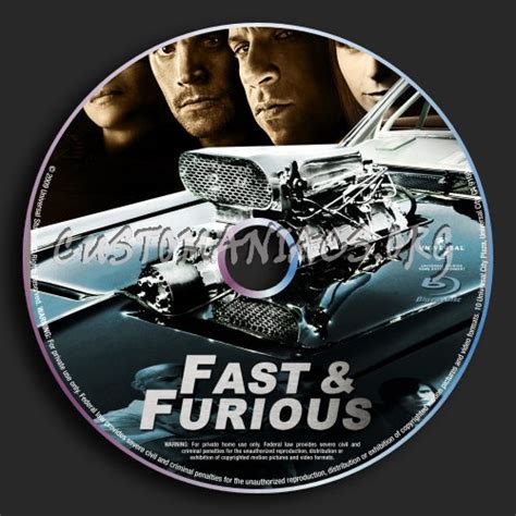 Fast And Furious Blu Ray Label Dvd Covers And Labels By Customaniacs Id
