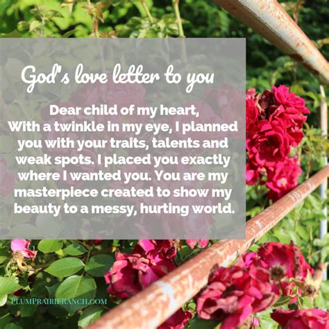 Gods Love Letters To You Plum Prairie Ranch