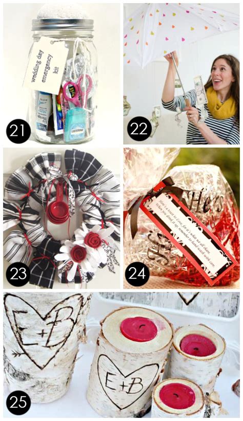 The least amount to spend on a gift is $25. 60+ BEST, Creative Bridal Shower Gift Ideas