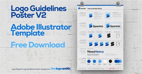 Company Logo Guideline Poster V2 Free Template | The Logo Smith