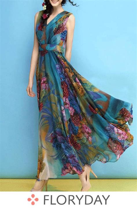 Floral Lace Drop Waist Maxi X Line Dress Womens Fashion Dresses
