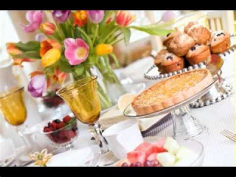Serve a main course meat dish, and then make lots of. Easter lunch menu decor ideas - YouTube