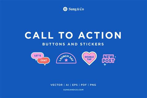 Call To Action Buttons And Stickers Call To Action Fun Call Mood