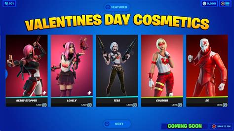 All Fortnite Valentines Day Skins 2023 Get Valentines Day 2023 Update