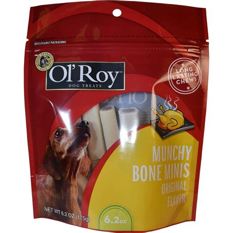 Ol Roy Munchy Bone Minis Original Flavor Bone Dog Treats 62 Oz