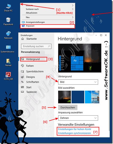Desktop Hintergrundbild Diashow Bei Windows 10 Kann Man Das ändern