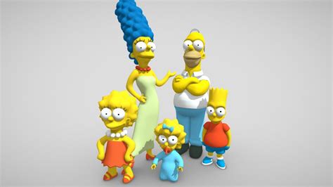 The Simpsons A 3d Model Collection By Melco007 Davidcormier
