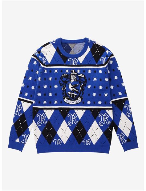 Harry Potter Ravenclaw Crest Holiday Sweater Boxlunch Exclusive