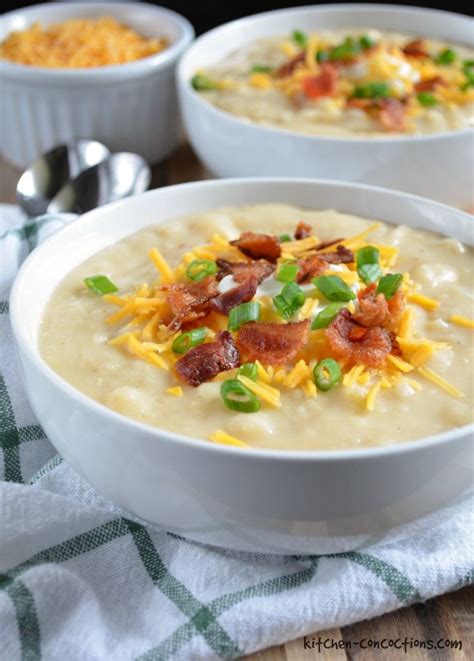 And is made in one pot in just 30 minutes. Loaded Baked Potato Soup Recipe - Kitchen Concoctions