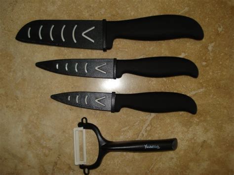 Elitehomefurniture New Yoshi Blade Ceramic Knives Knife And Peeler