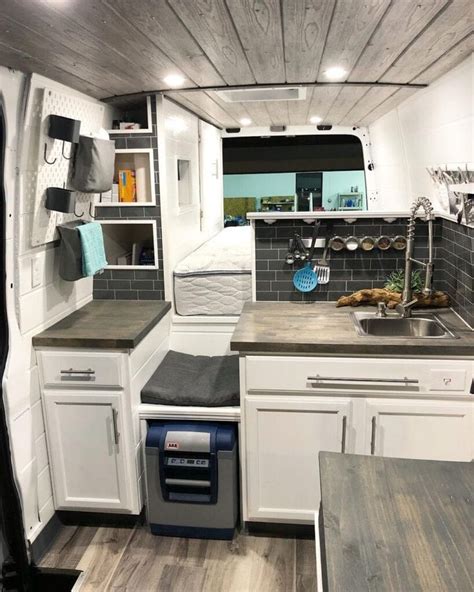 15 Camper Van Kitchens For Layout And Design Inspiration Van Home Van