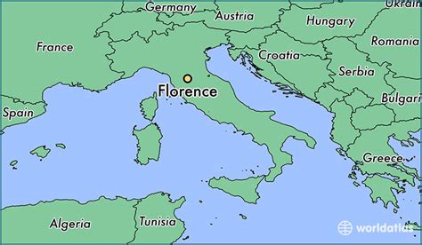 Where Is Florence Italy Florence Tuscany Map