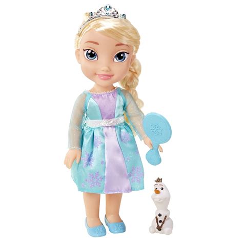Frozen Disney Toddler Elsa Doll With Reflection Eyes Toys