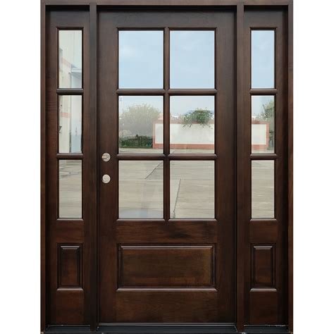 Single Door With Sidelights Front Doors At Lowes Com