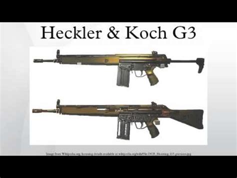Seit mehr als 60 jahren. Heckler & Koch G3 - YouTube