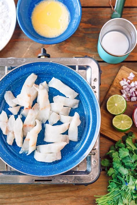 Camping Fish Tacos Baja Style Recipe Fish Tacos Easy Camping