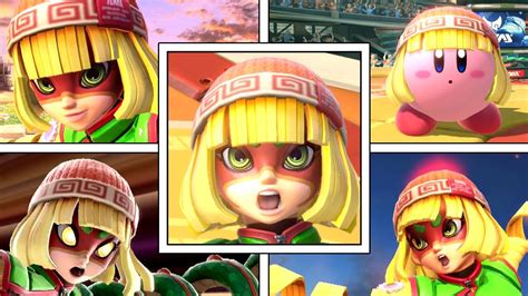 Min Min Full Moveset Plus Final Smash Victory Screens Kirby Hat