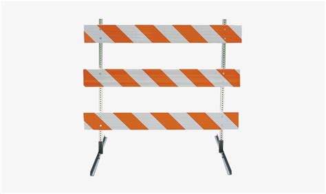 Type Iii Barricades Road Barrier Transparent Png 500x500 Free
