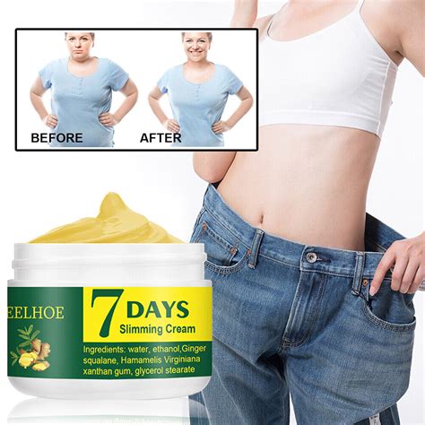 Weight Loss Ginger Slimming Cream Abdominal Fat Burning Anti Cellulite