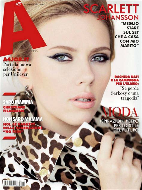 Scarlett Johansson In Anna Magazine March 2012 Gotceleb