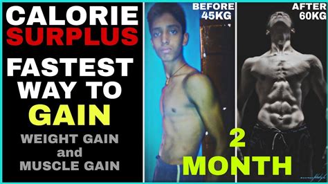 Calorie Surplus For Muscle Growth Fastest Way To Gain Dirty Bulk Vs