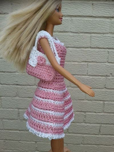 Pdf Pattern Of The Crochet Dresses And A Hat For Barbie Type Dolls