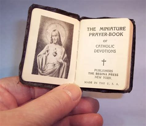 Vintage 1929 The Miniature Prayer Book Of Catholic Devotions Religious