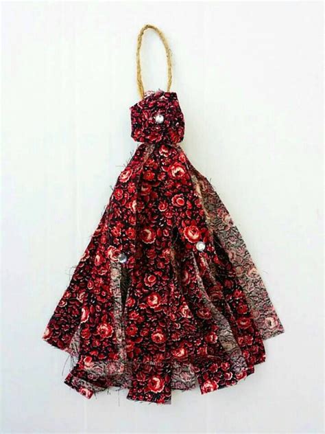 Handmade Fabric Tassel Red And Black Furniture By Homemadefunsies