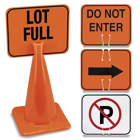 Traffic Cone Signs In Stock Ulineca