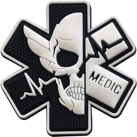 Medic Patch 3d Pvc Rubber Paramedic Medical Ems Emt Med