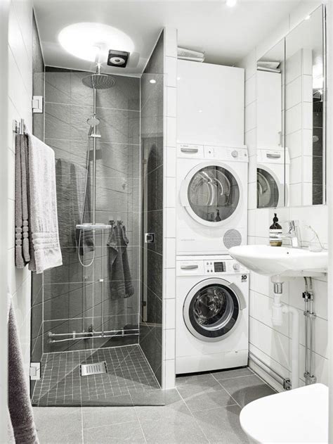 Small Bathrooms With Washing Machines Tips And Advice Engineering