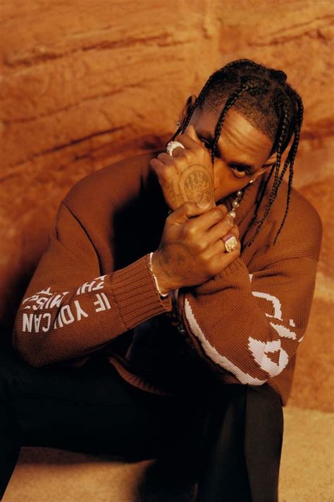 Travis Scott Models His Upcoming Dior Collection In Another Magazines