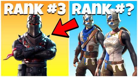 Ranking Every Knight Skin In Fortnite Battle Royale All Knights