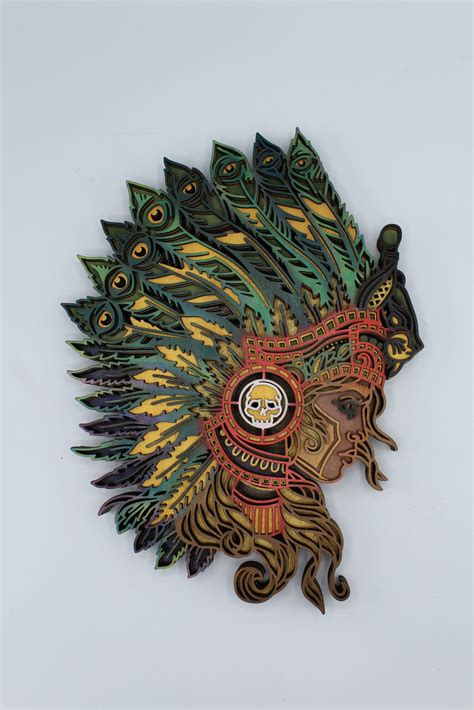 Indian Head Mandala Crafty Gargoyles